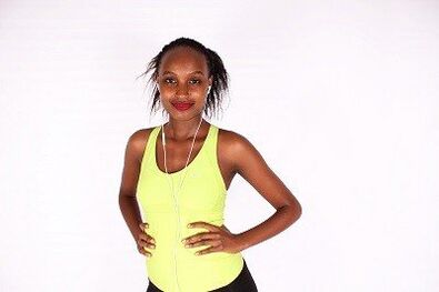 Girl after a long walk