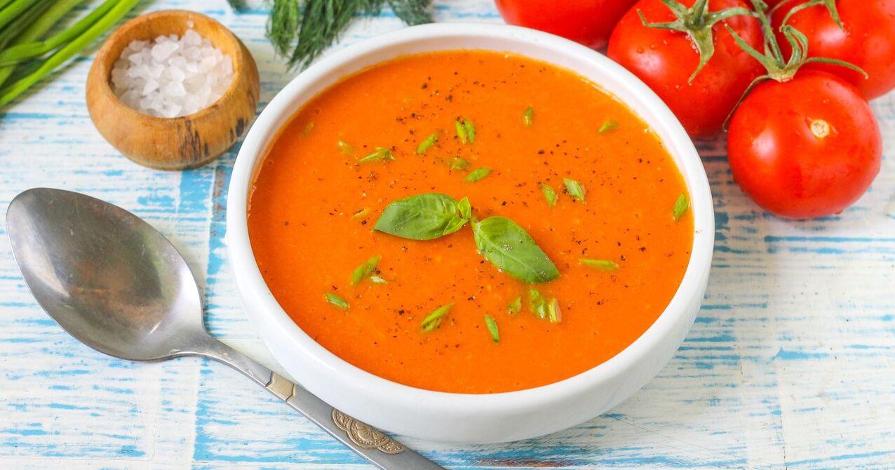 Tomato soup puree among the diet favourites
